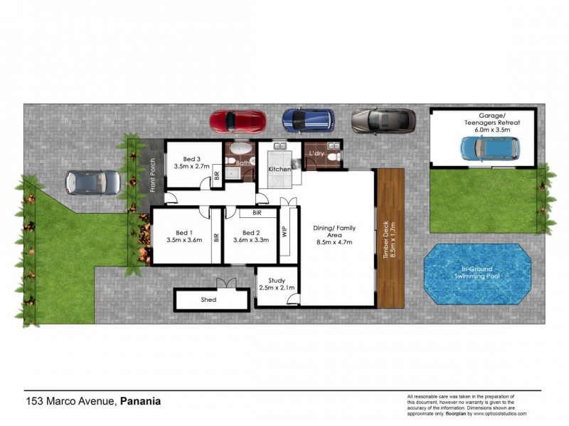 153 Marco Avenue, Panania NSW 2213 Floorplan