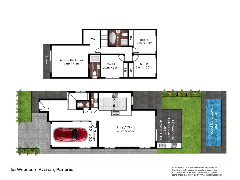 5a Woodburn Avenue, Panania NSW 2213 Floorplan
