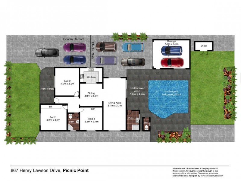 867 Henry Lawson Drive, Picnic Point NSW 2213 Floorplan