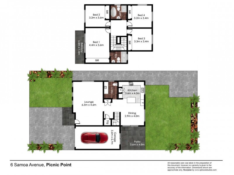 6 Samoa Avenue, Picnic Point NSW 2213 Floorplan