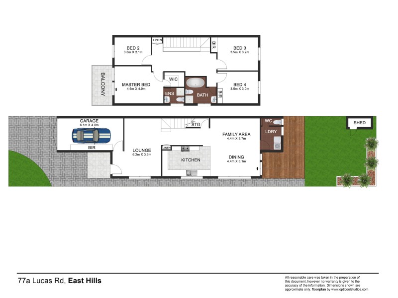 77A Lucas Road, East Hills NSW 2213 Floorplan