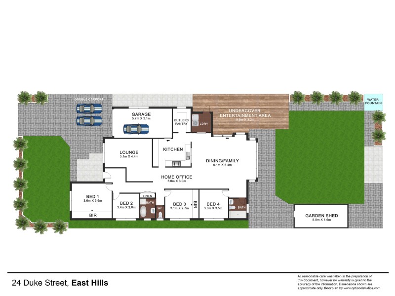 24 Duke Street, East Hills NSW 2213 Floorplan