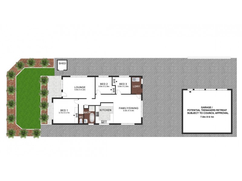 64 Lucas Road, East Hills NSW 2213 Floorplan