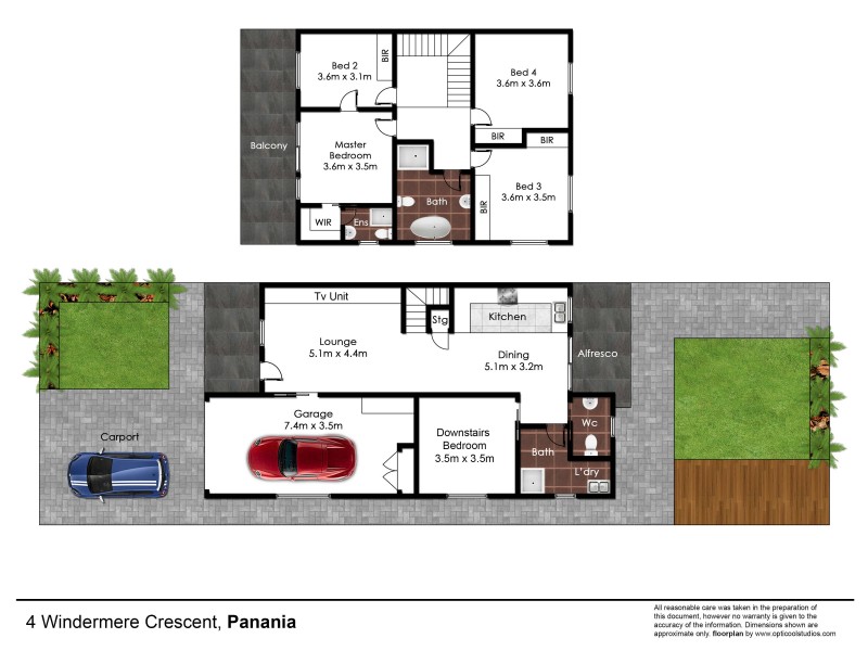 4 Windermere Crescent, Panania NSW 2213 Floorplan
