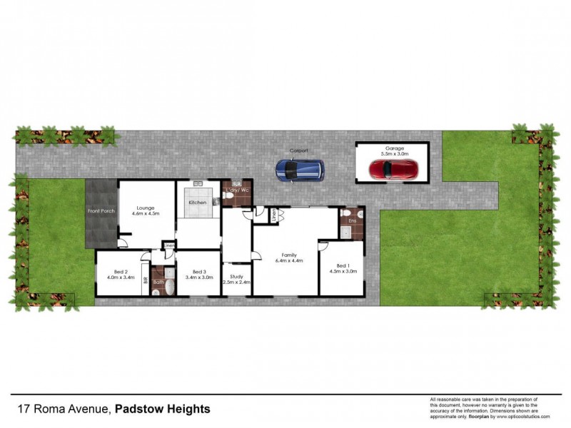 17 Roma Avenue, Padstow Heights NSW 2211 Floorplan