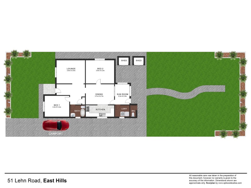 51 Lehn Road, East Hills NSW 2213 Floorplan