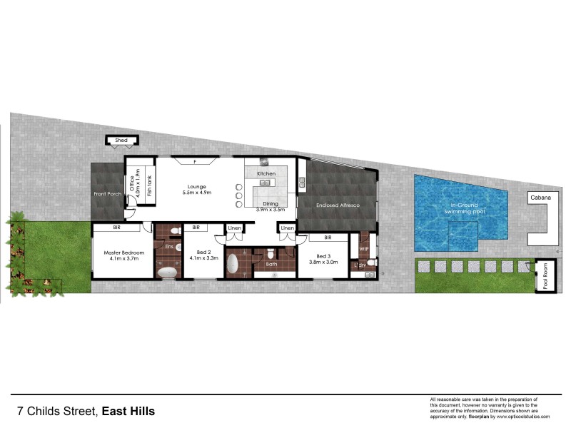 7 Childs Street, East Hills NSW 2213 Floorplan