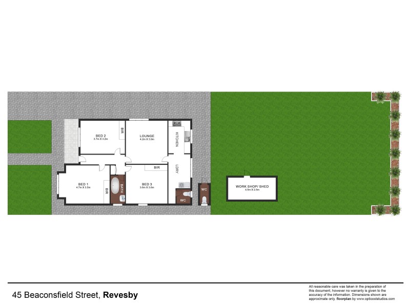 45 Beaconsfield Street, Revesby NSW 2212 Floorplan