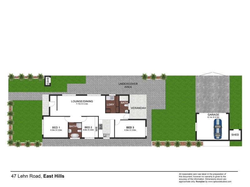 47 Lehn Road, East Hills NSW 2213 Floorplan