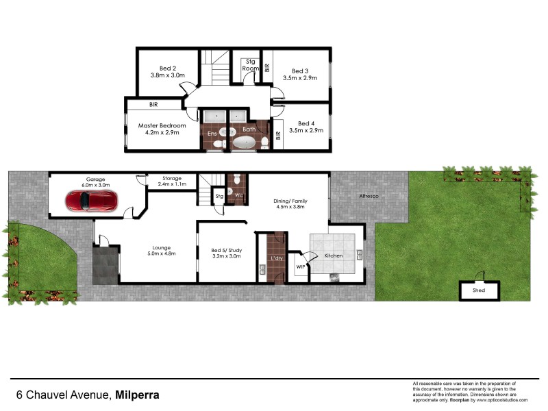 6 Chauvel Avenue, Milperra NSW 2214 Floorplan