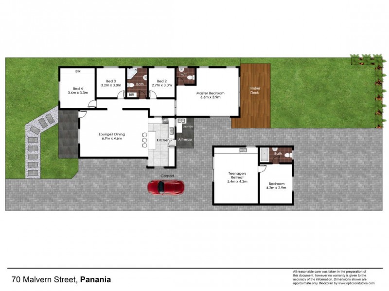 70 Malvern Street, Panania NSW 2213 Floorplan