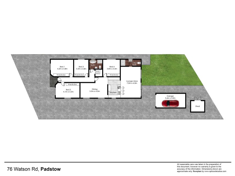 76 Watson Road, Padstow NSW 2211 Floorplan