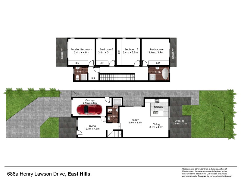 688a Henry Lawson Drive, East Hills NSW 2213 Floorplan