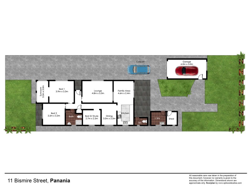 11 Bismire Street, Panania NSW 2213 Floorplan