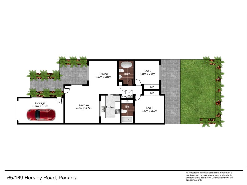 65/169 Horsley Road, Panania NSW 2213 Floorplan