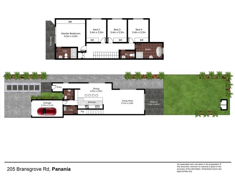 205 Bransgrove Road, Panania NSW 2213 Floorplan