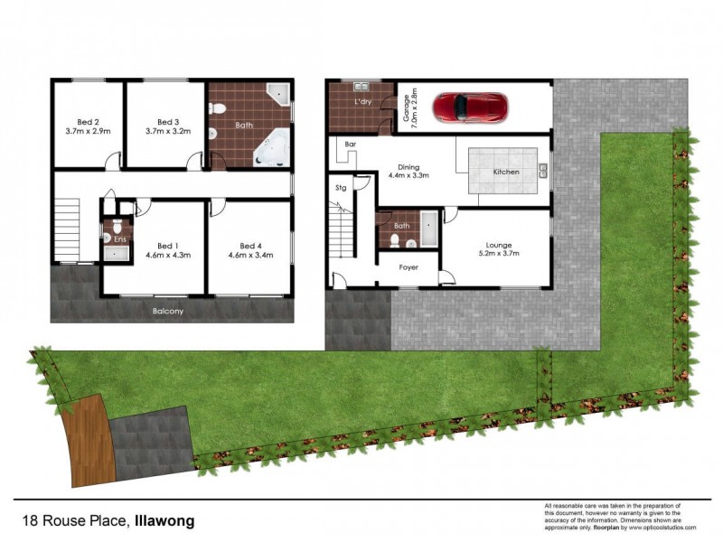 1/18 Rouse Place, Illawong NSW 2234 Floorplan