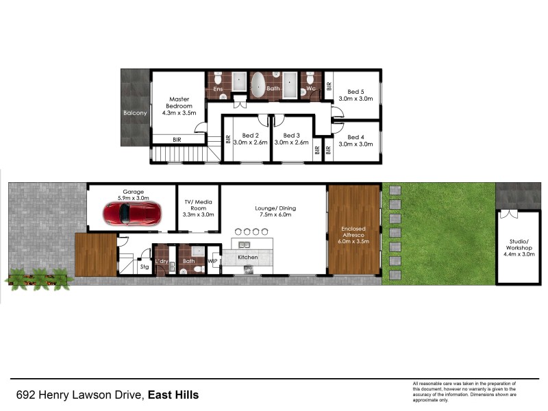 692 Henry Lawson Drive, East Hills NSW 2213 Floorplan