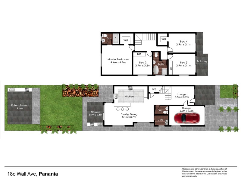 18c Wall Avenue, Panania NSW 2213 Floorplan