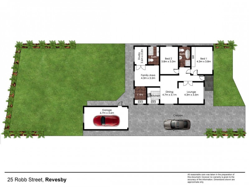 25 Robb Street, Revesby NSW 2212 Floorplan