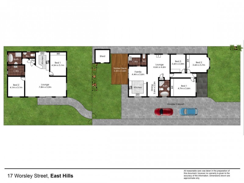 17 Worsley Street, East Hills NSW 2213 Floorplan