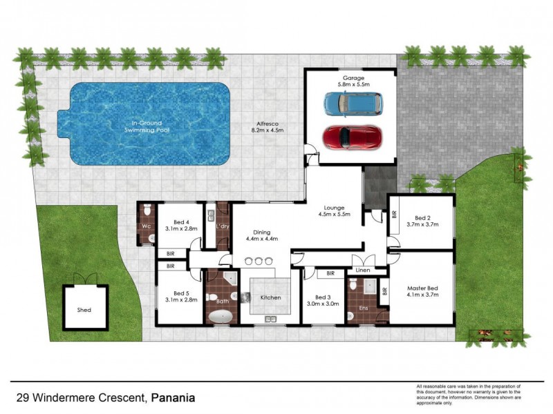 29 Windermere Crescent, Panania NSW 2213 Floorplan