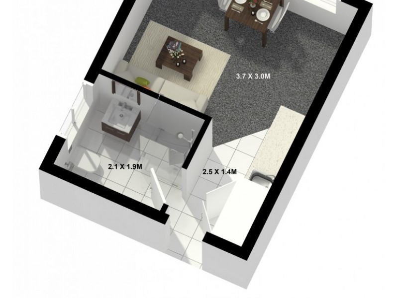 6/3 Waverley Crescent, Bondi Junction NSW 2022 Floorplan