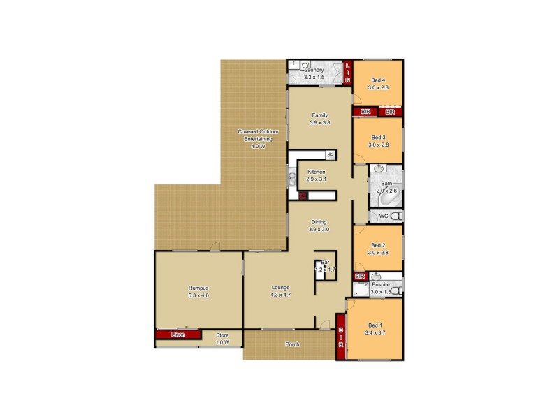 34 Hawkesbury Street, Pitt Town NSW 2756 Floorplan