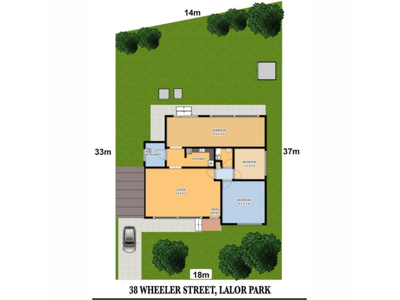 38 Wheeler Street, Lalor Park NSW 2147 Floorplan