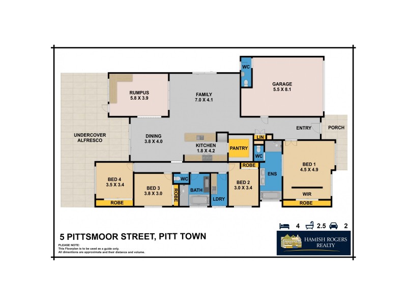 5 Pittsmoor Street, Pitt Town NSW 2756 Floorplan