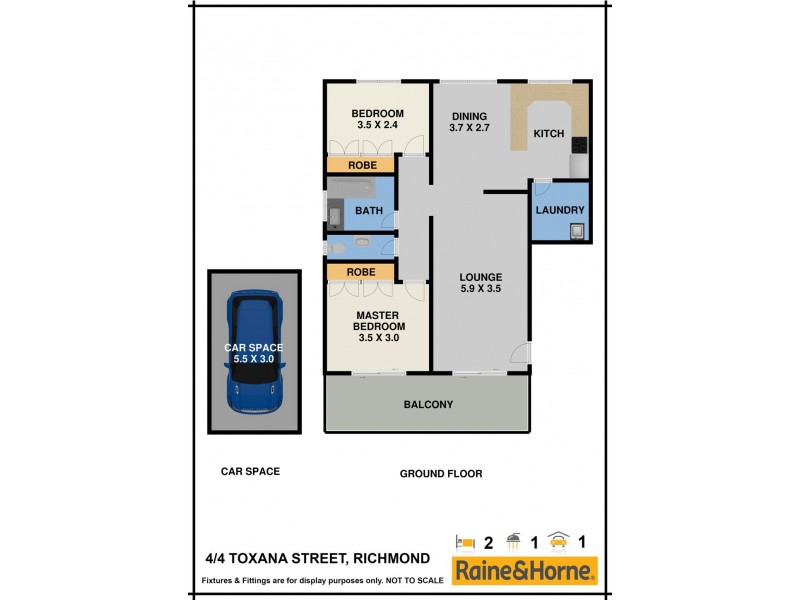 4/4 TOXANA STREET, Richmond NSW 2753 Floorplan