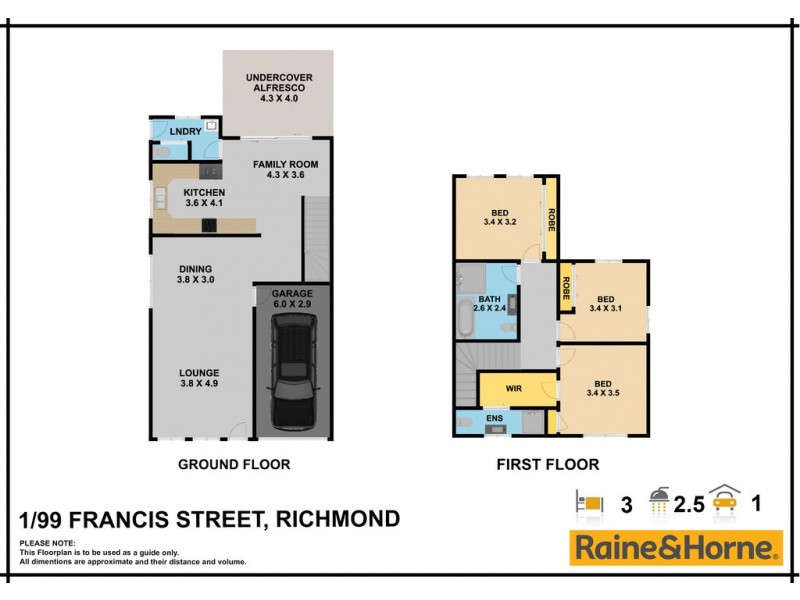1/99 FRANCIS STREET, Richmond NSW 2753