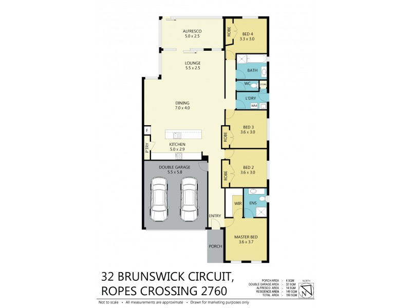 32 Brunswick Cct, Ropes Crossing NSW 2760