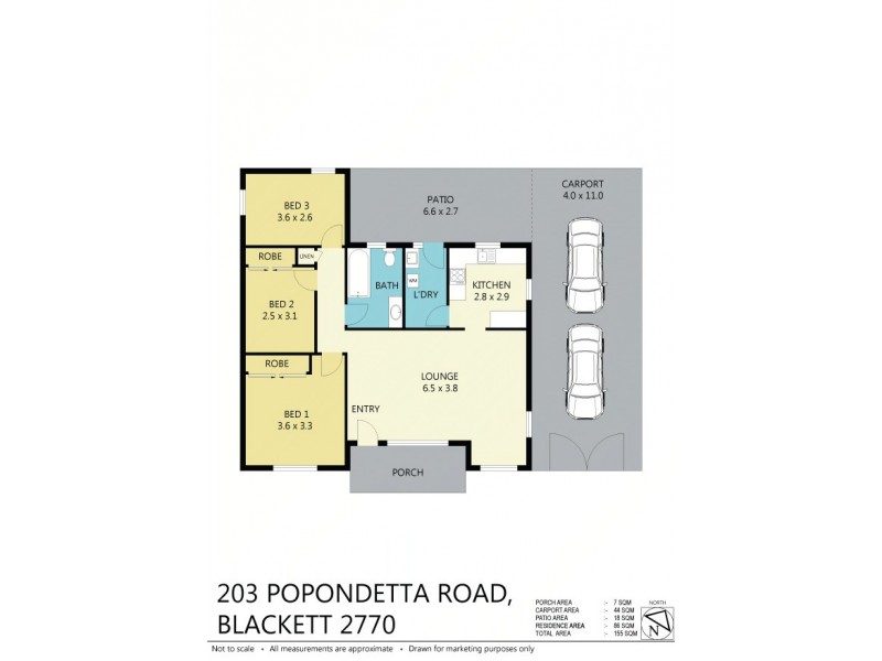 203 Popondetta Rd, Blackett NSW 2770 Floorplan