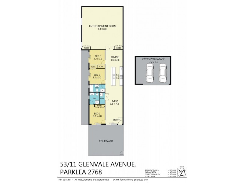 53/11 Glenvale Ave, Parklea NSW 2768 Floorplan