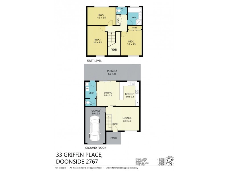 33 Griffin Pl, Doonside NSW 2767 Floorplan