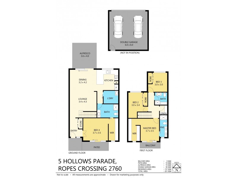 5 O’donoghue St, Ropes Crossing NSW 2760 Floorplan