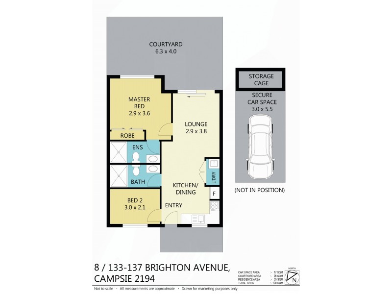 8/133-137 Brighton Avenue, Campsie NSW 2194 Floorplan