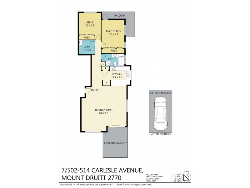 Unit 7/502-514 Carlisle Ave, Mount Druitt NSW 2770 Floorplan