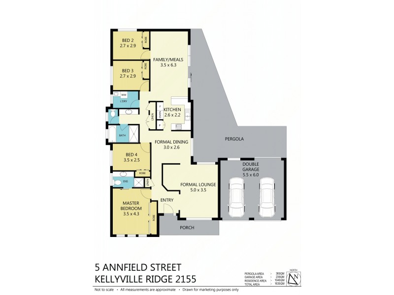 5 Annfield St, Kellyville Ridge NSW 2155 Floorplan