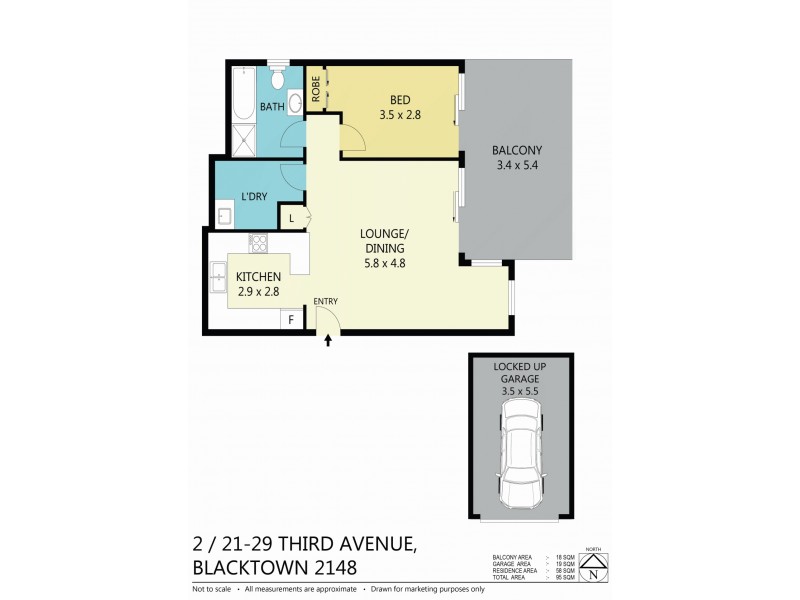 Unit 2/21-29 Third Ave, Blacktown NSW 2148 Floorplan