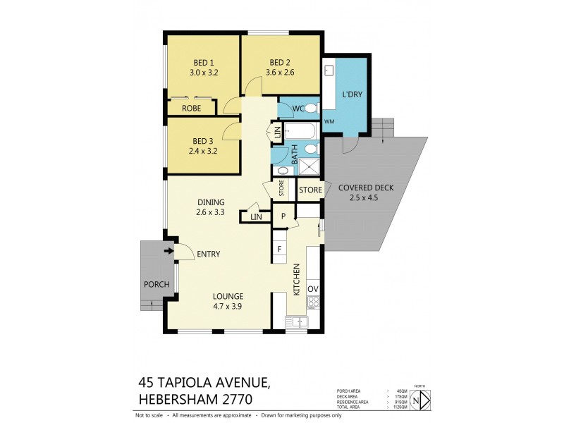 45 Tapiola Ave, Hebersham NSW 2770 Floorplan
