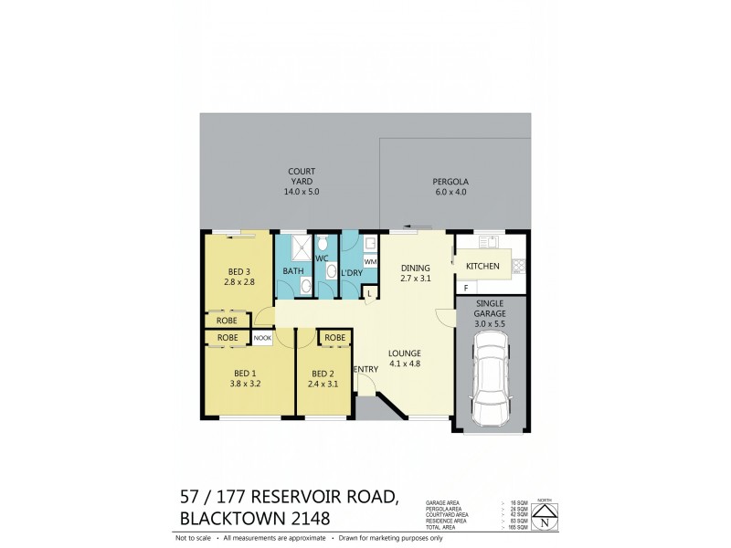 Unit 57/177 Reservoir Rd, Blacktown NSW 2148 Floorplan