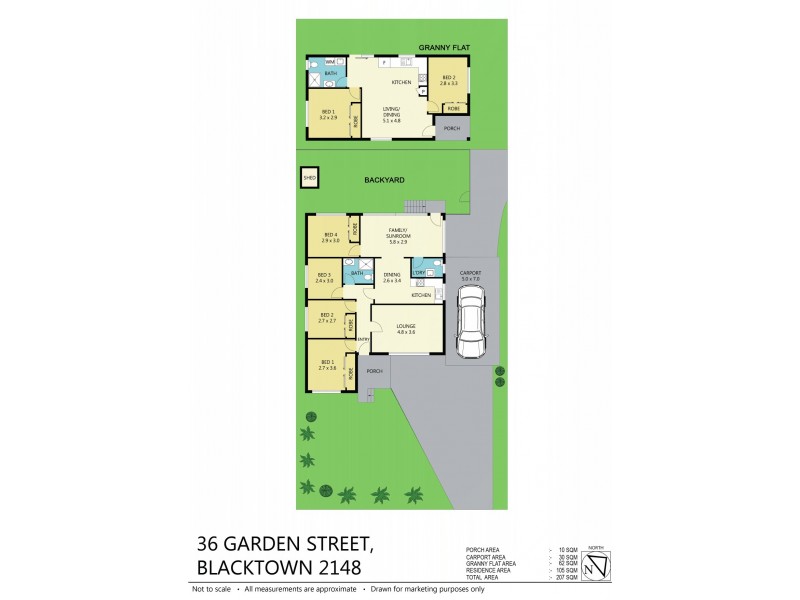 36 Garden Street, Blacktown NSW 2148 Floorplan