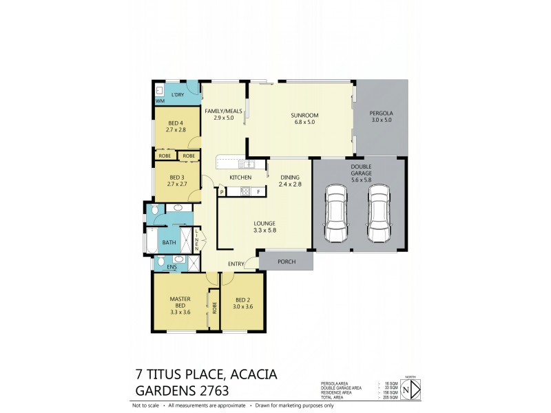 7 Titus Pl, Acacia Gardens NSW 2763 Floorplan