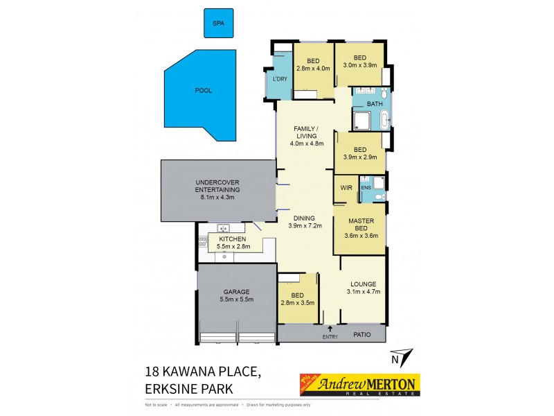 18 Kawana Pl, Erskine Park NSW 2759 Floorplan