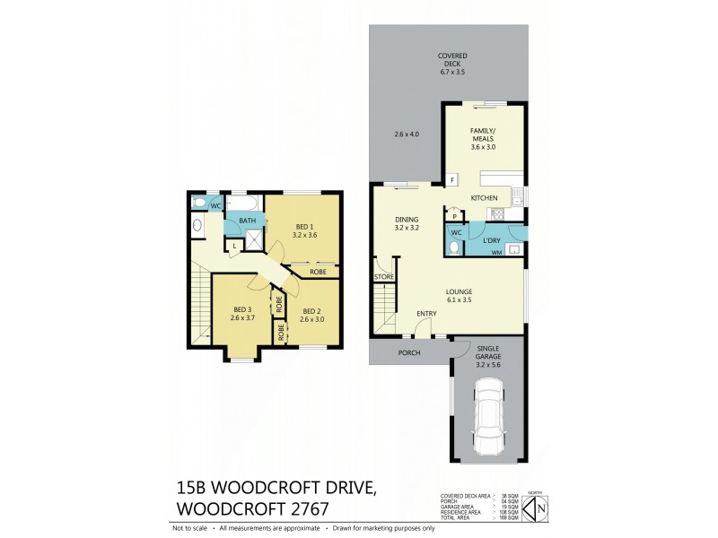 15B Woodcroft Dr, Woodcroft NSW 2767 Floorplan