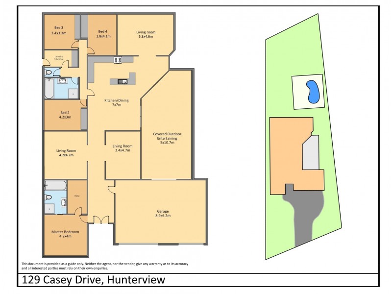 129 Casey Drive, Singleton NSW 2330 Floorplan