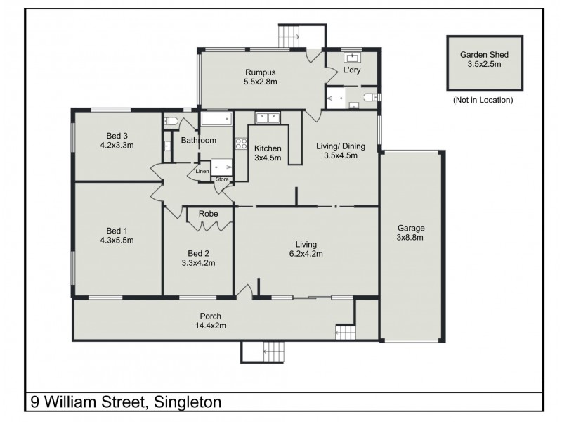 9 William Street, Singleton NSW 2330 Floorplan