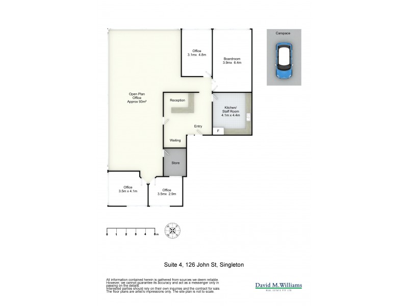 Suite 4, Level 1, 126 John Street, Singleton NSW 2330 Floorplan